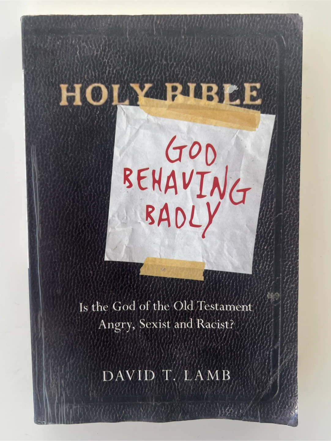 God Behaving Badly: Angry, Sexist and Racist? by David T. Lamb - photo 5
