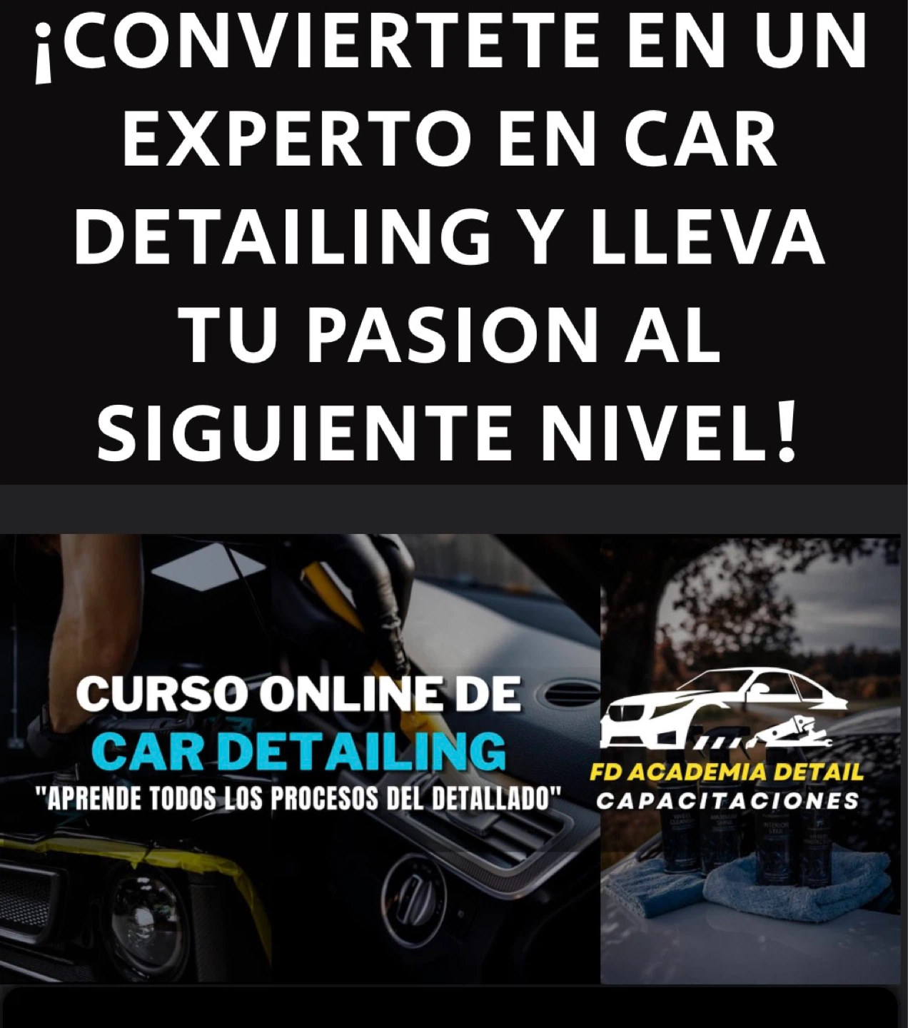 Online Car Detailing Course by FD Academia Detail