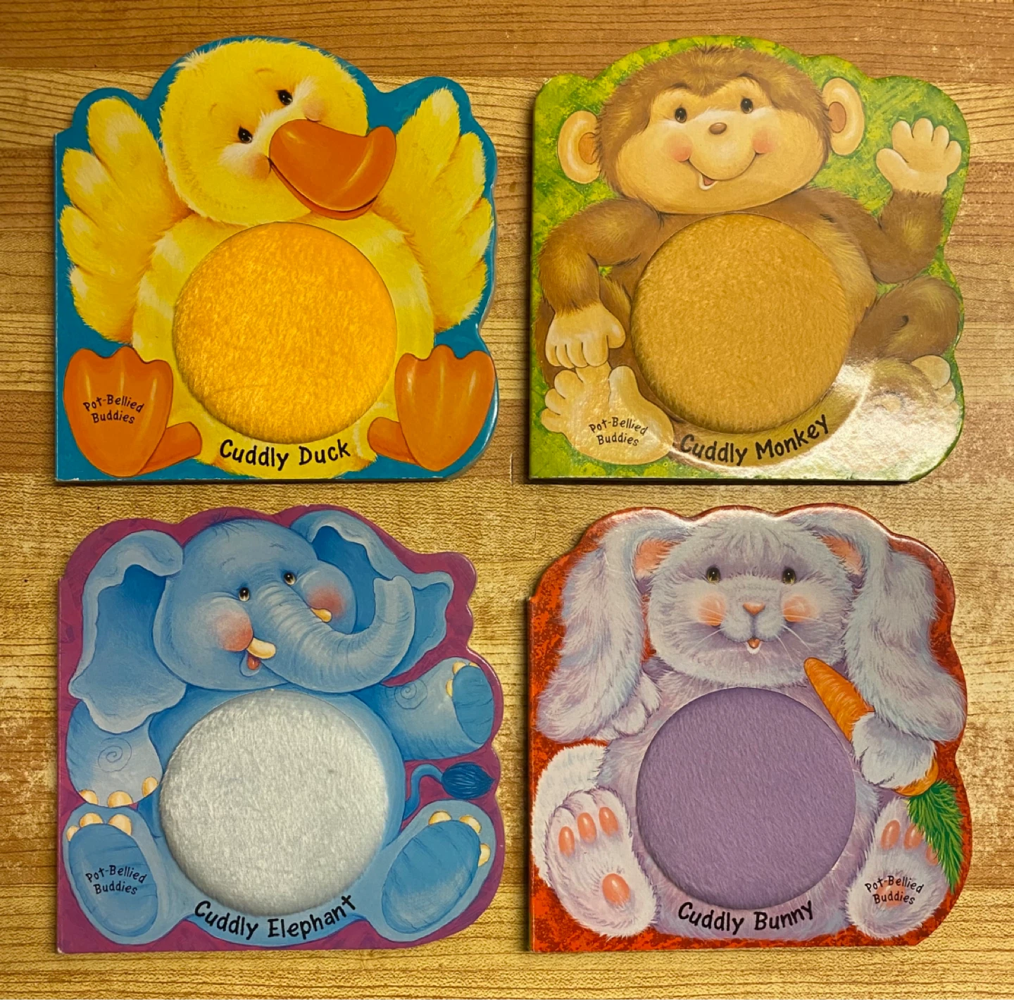 Pot-Bellied Buddies Board Books (4 Books)
