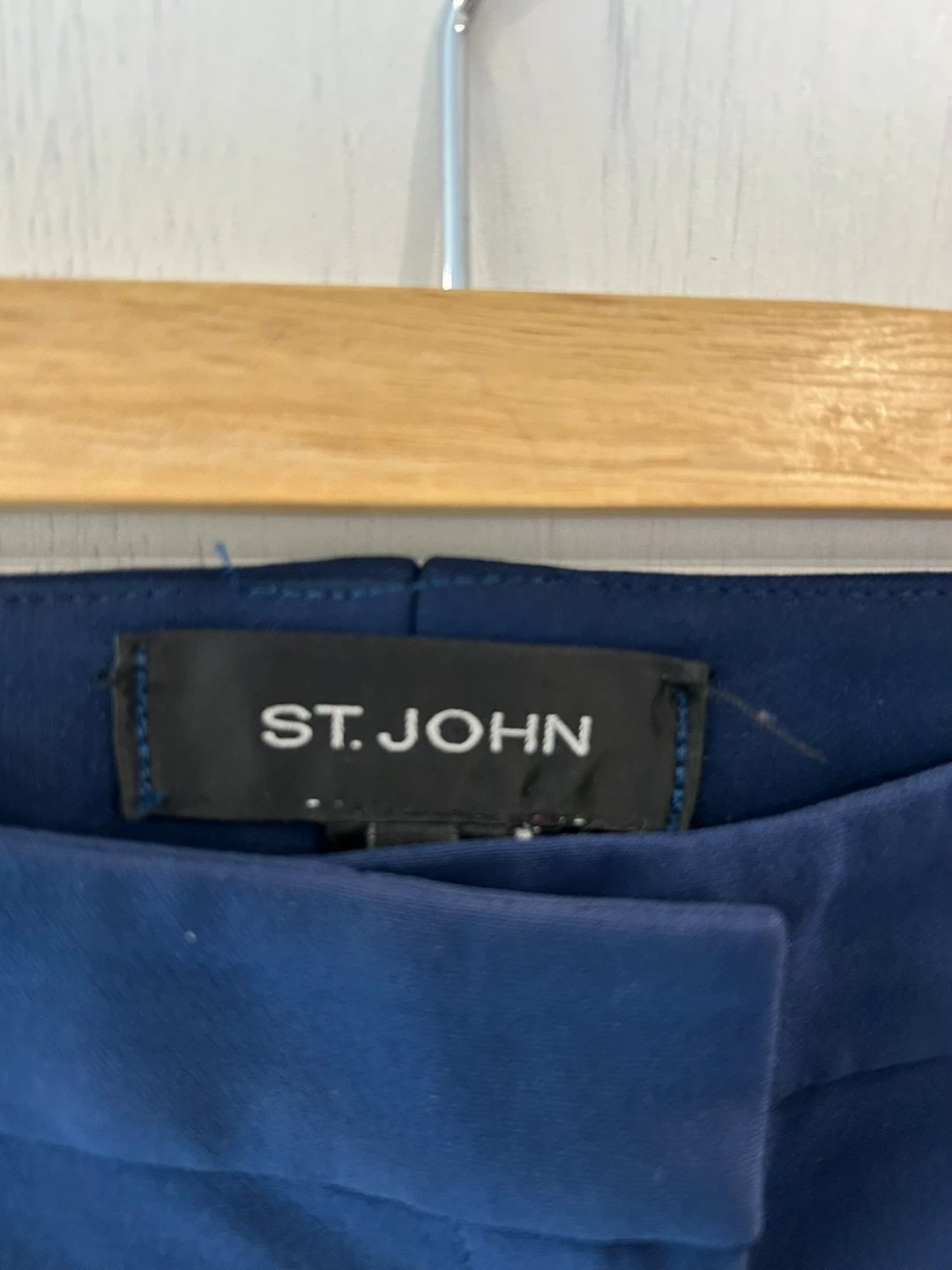 St. John Navy Blue Wide Leg Pants - photo 2