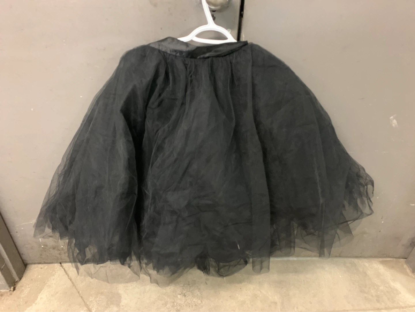 SPACE 46 Black Tulle Skirt - XL