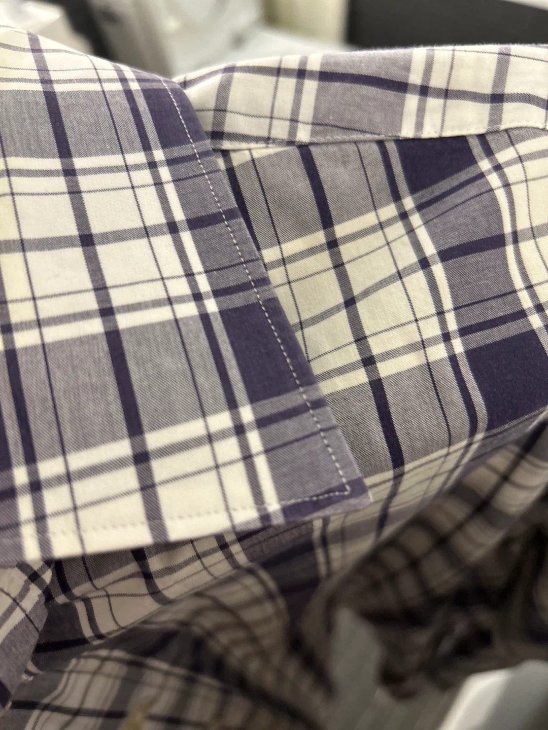 Michael Kors Men's Plaid Purple Dress Shirt- Large - photo 2
