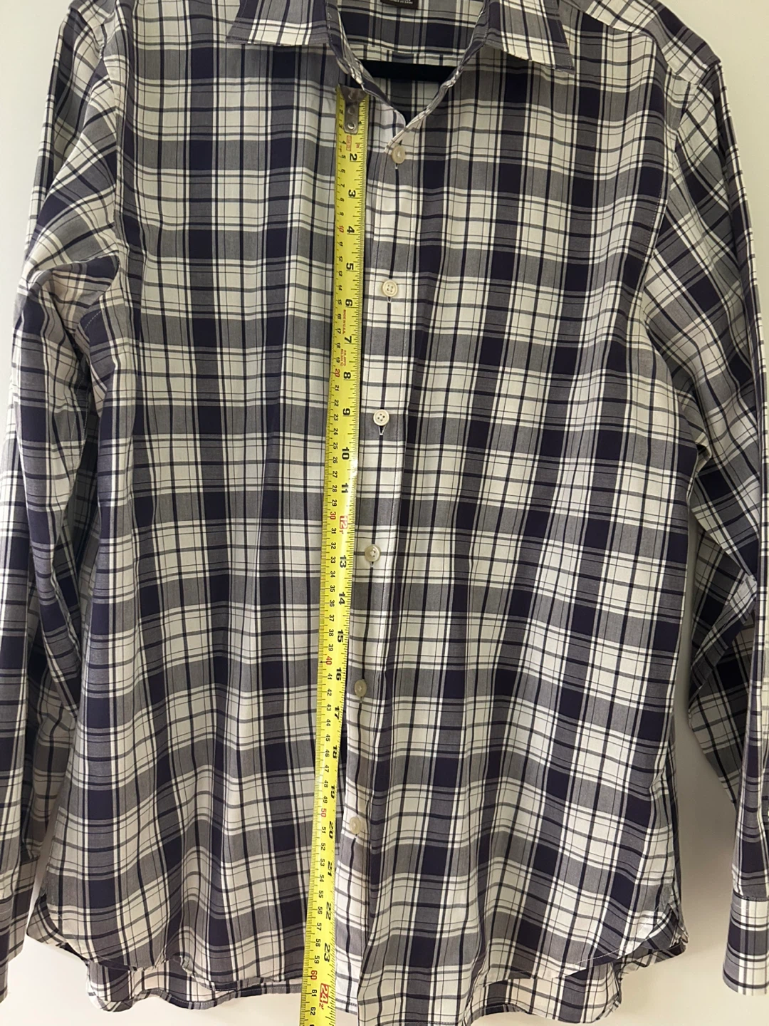 Michael Kors Men's Plaid Purple Dress Shirt- Large - photo 5