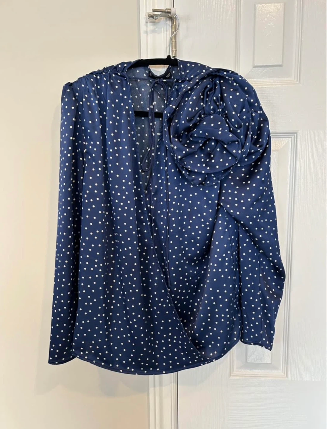 MNG Polka Dot Blouse - Size US 6