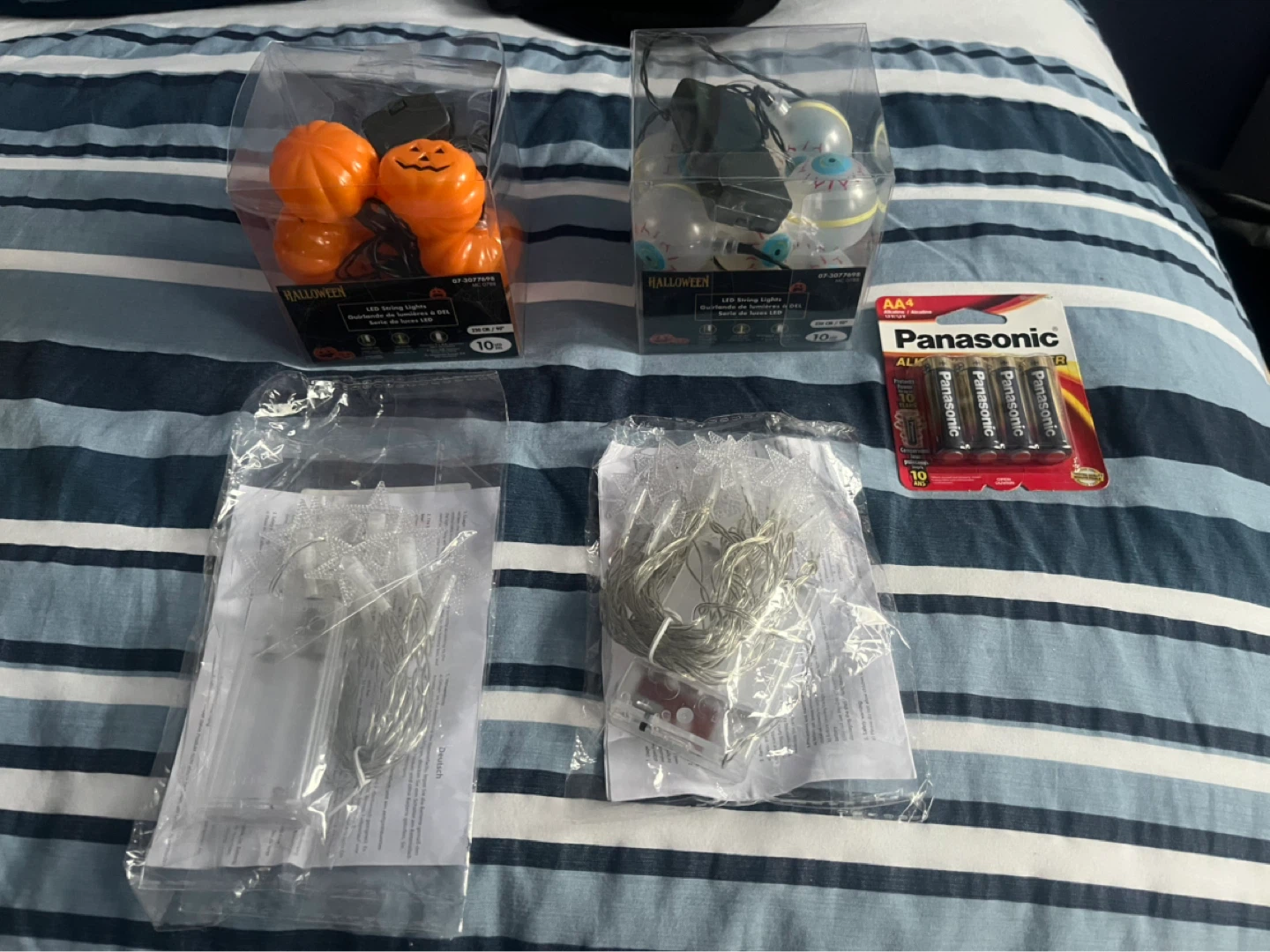 Indoor Strings lights and AA batteries