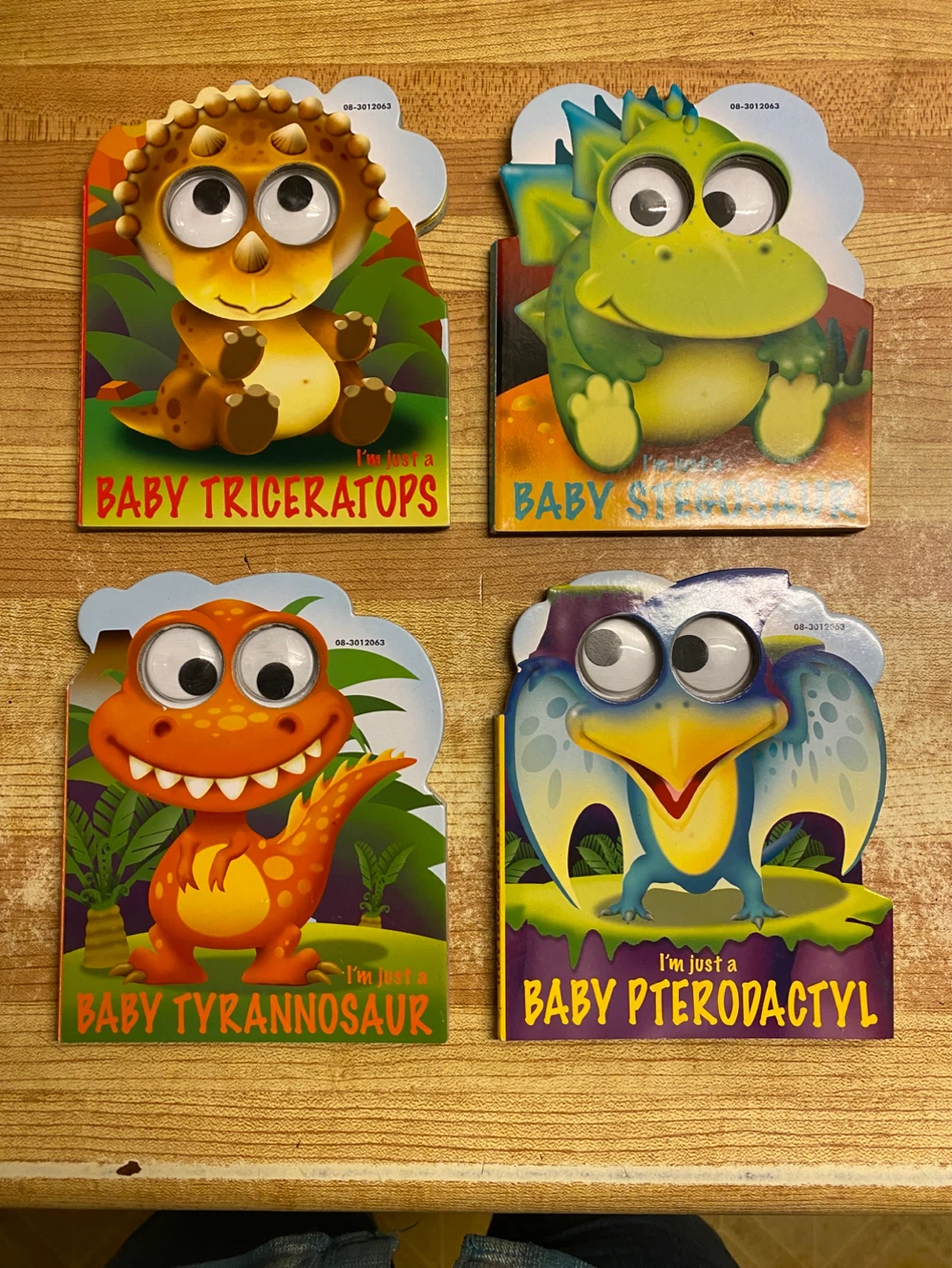 Set of 4 Baby Dinosaur Board Books
