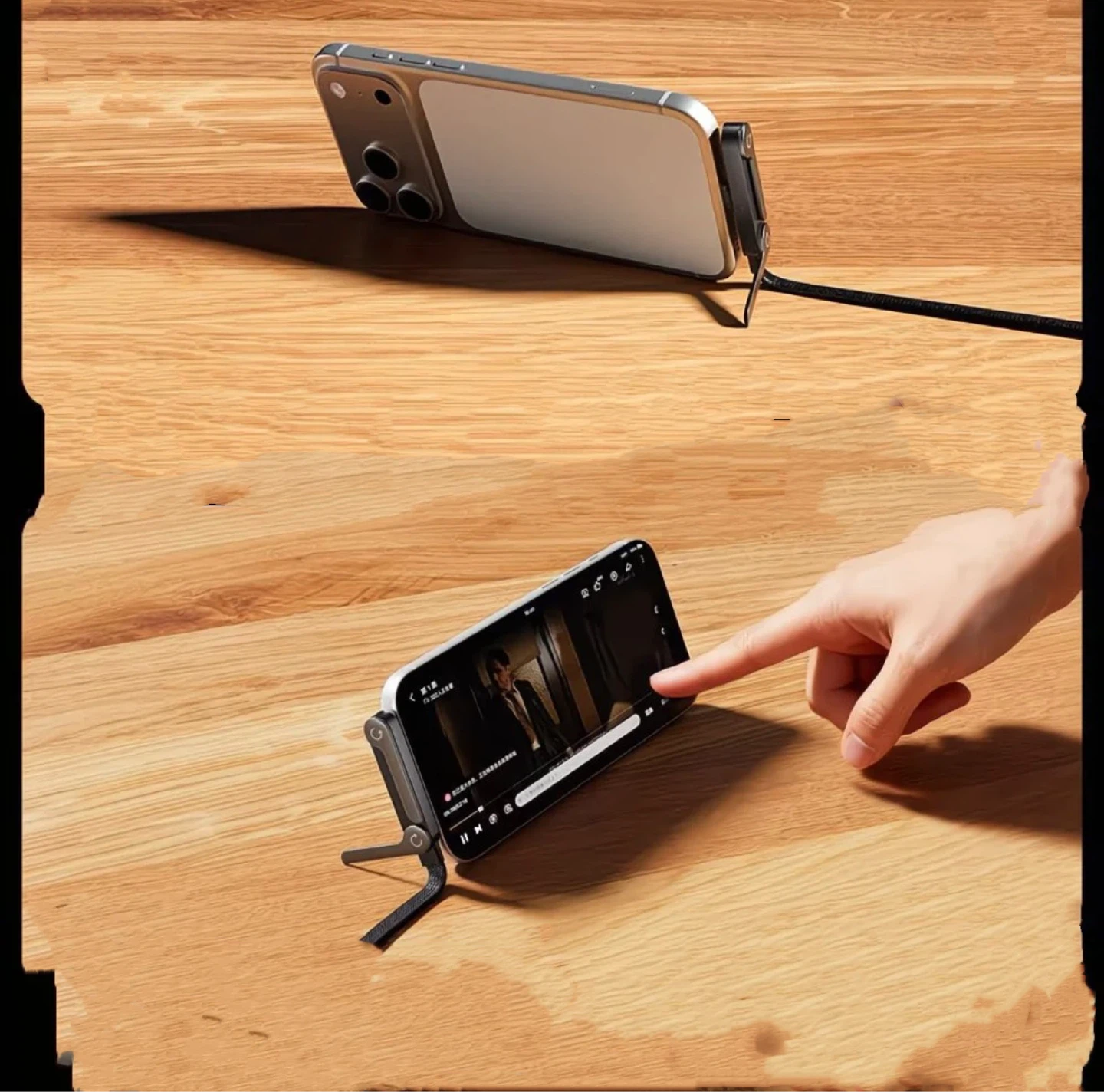 240W USB-C Charging Cable with Foldable Stand - photo 2
