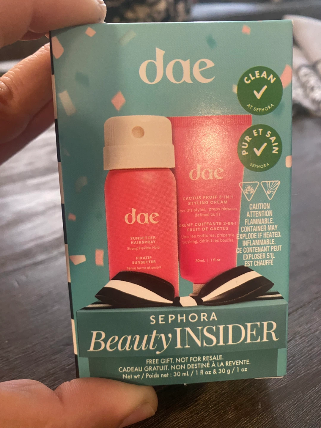 New (Unused) Dae Sunsetter Hairspray & Styling Cream Set