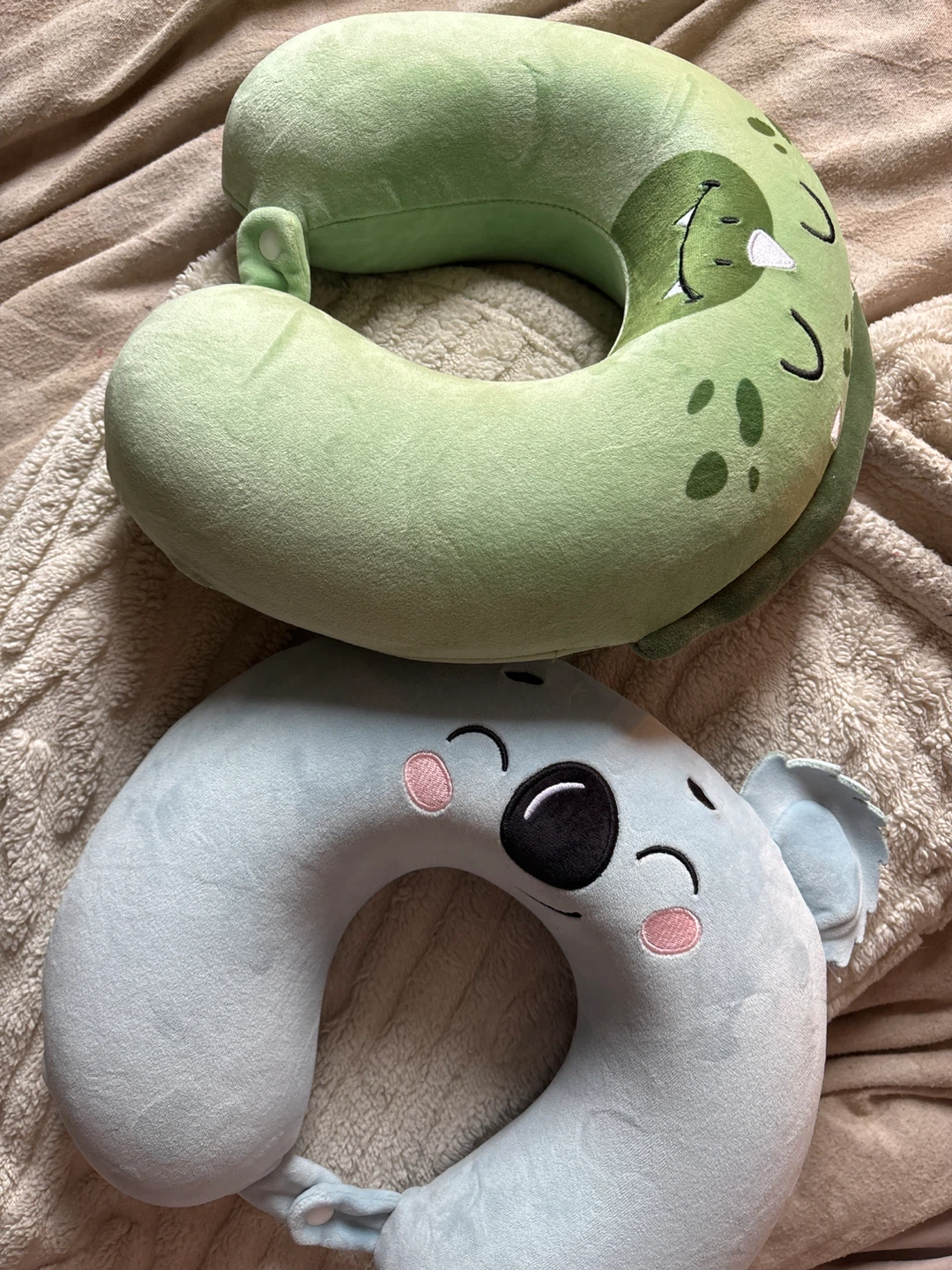 Cute Dinosaur and Koala Neck Pillows