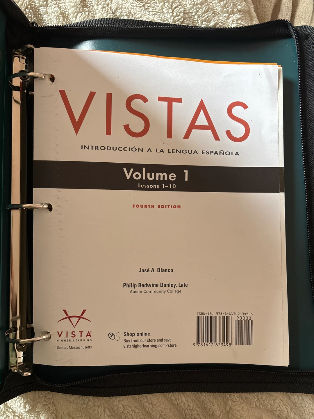 Vistas: Introducción a la Lengua Española, Volume 1