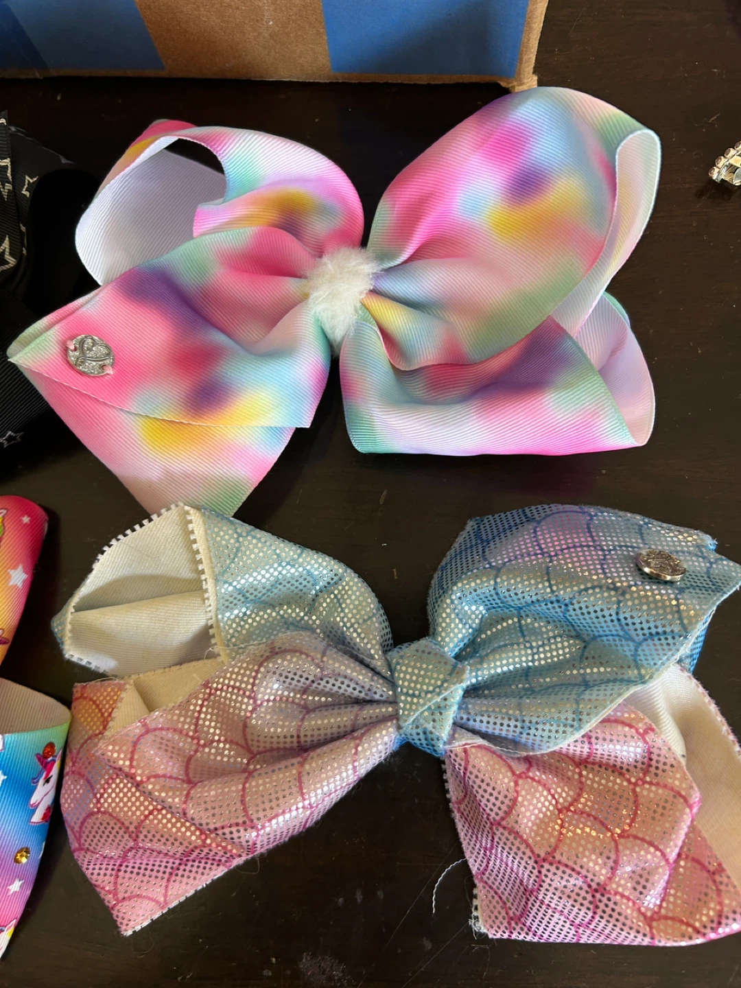 Set of 4 Large Jojo Hair Bows - photo 3
