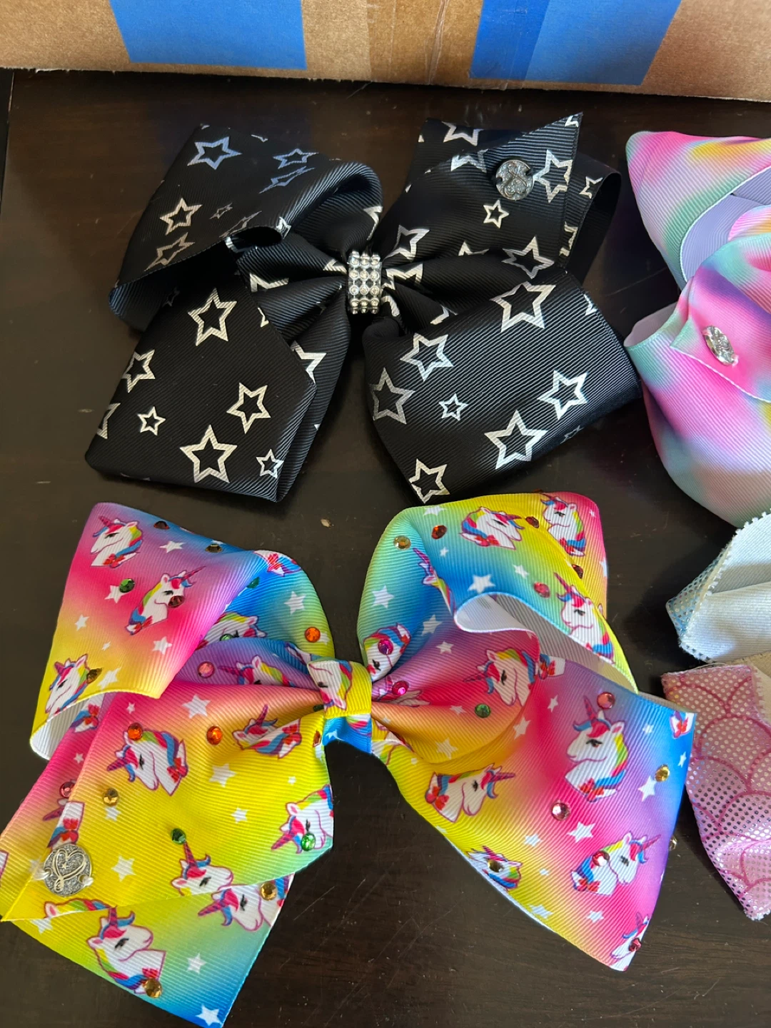 Set of 4 Large Jojo Hair Bows - photo 2