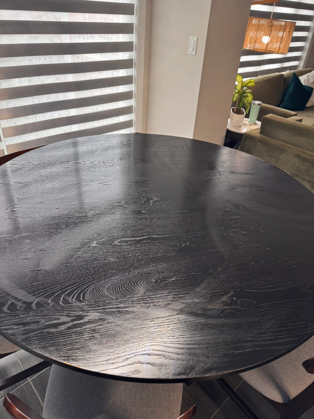 Round Wood Dining Table