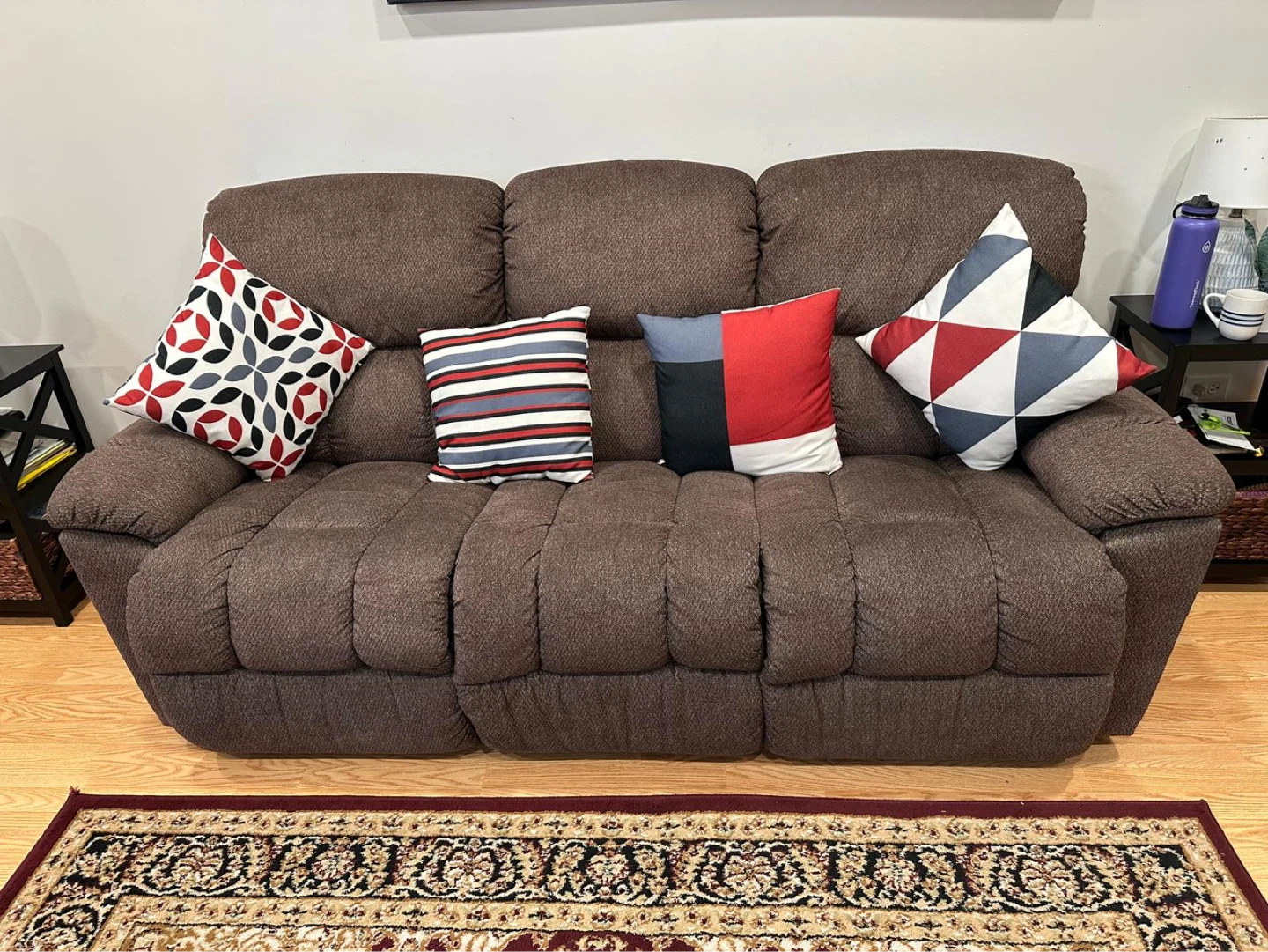 La-Z-Boy Morrison Reclining Sofa - Burgundy