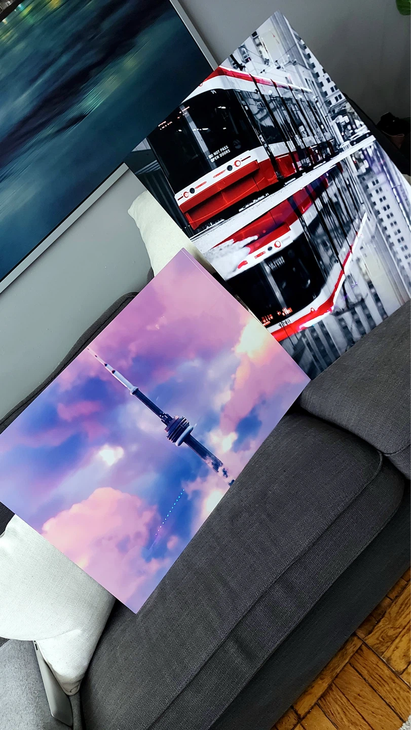 Toronto CN Tower Metal Print WALL-ART