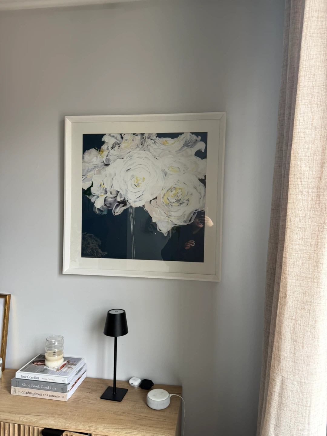 Framed Floral Artwork