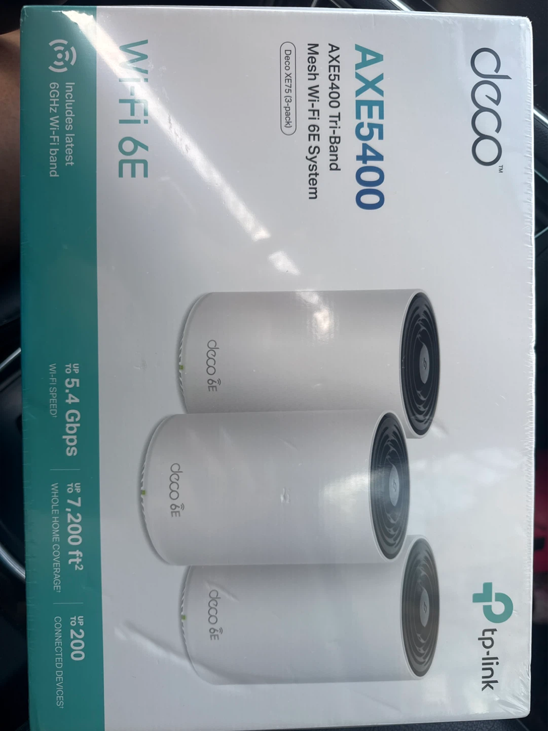 TP-Link Deco AXE5400 Tri-Band Mesh Wi-Fi 6E System (3-Pack) - photo 4