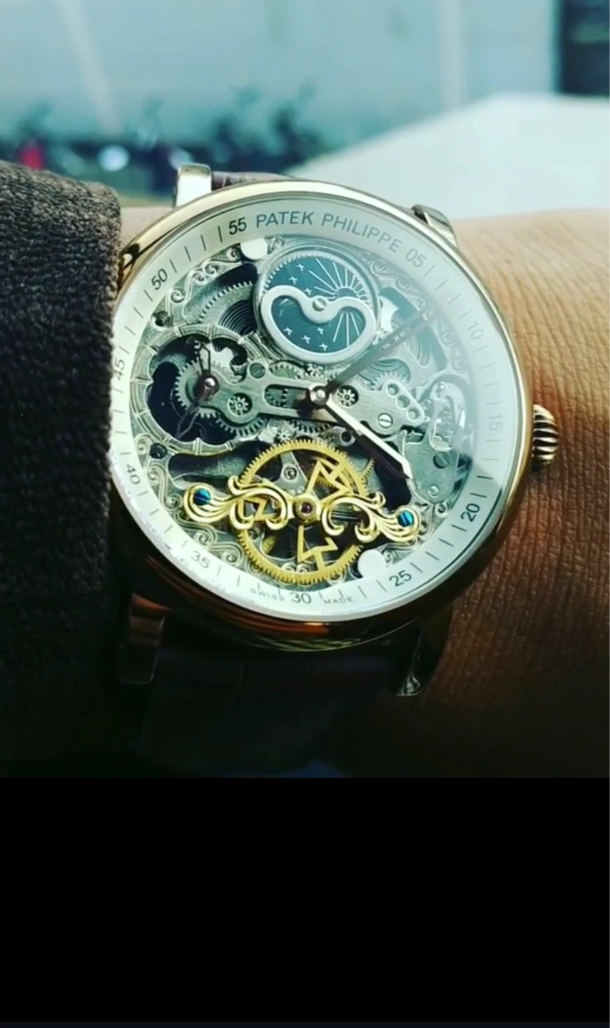 PP Rose Gold Complications Skeleton Automatic movement