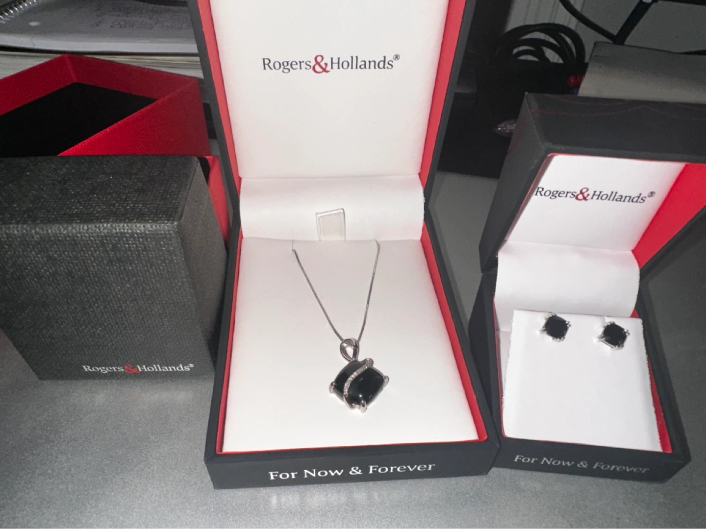 Roger’s and Holland Black Onyx set