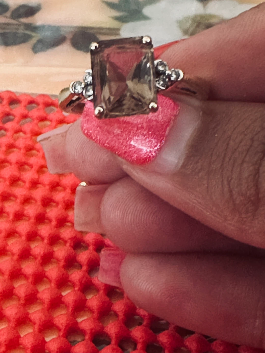 *Mothers Day Special* Smokey quartz and diamond ring - photo 2