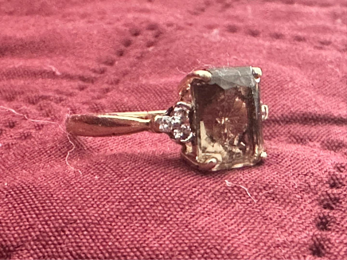 *Mothers Day Special* Smokey quartz and diamond ring - photo 3