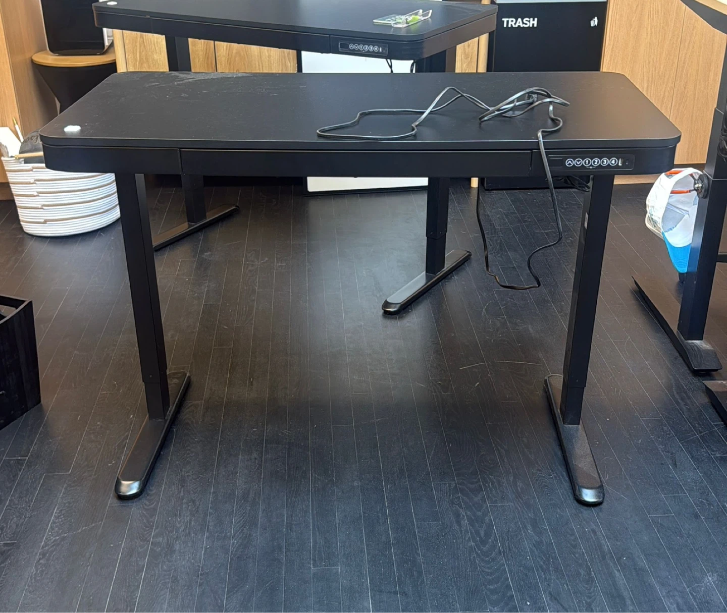 Black Electric Standing Desk