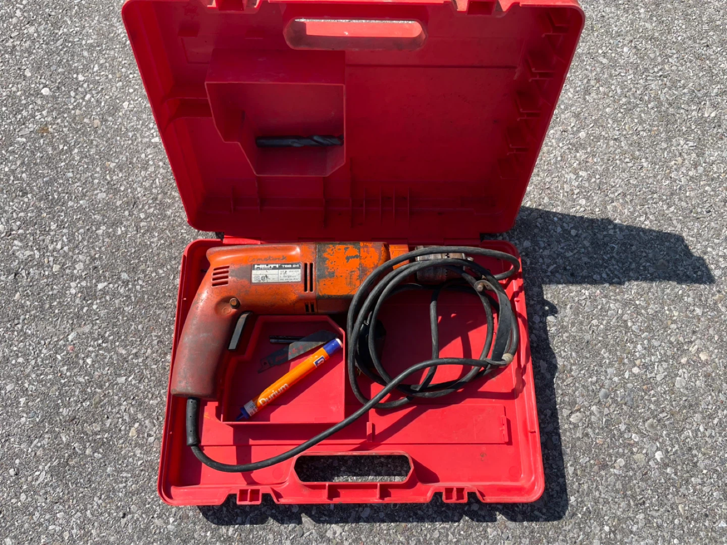 Hilti TE 2-S Rotary Hammer Drill with Case