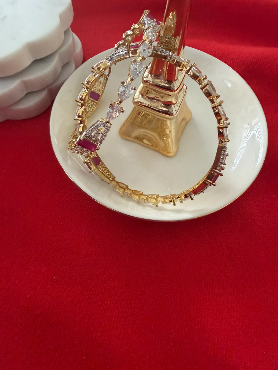 Set of 4 Bejeweled Bangles - photo 2