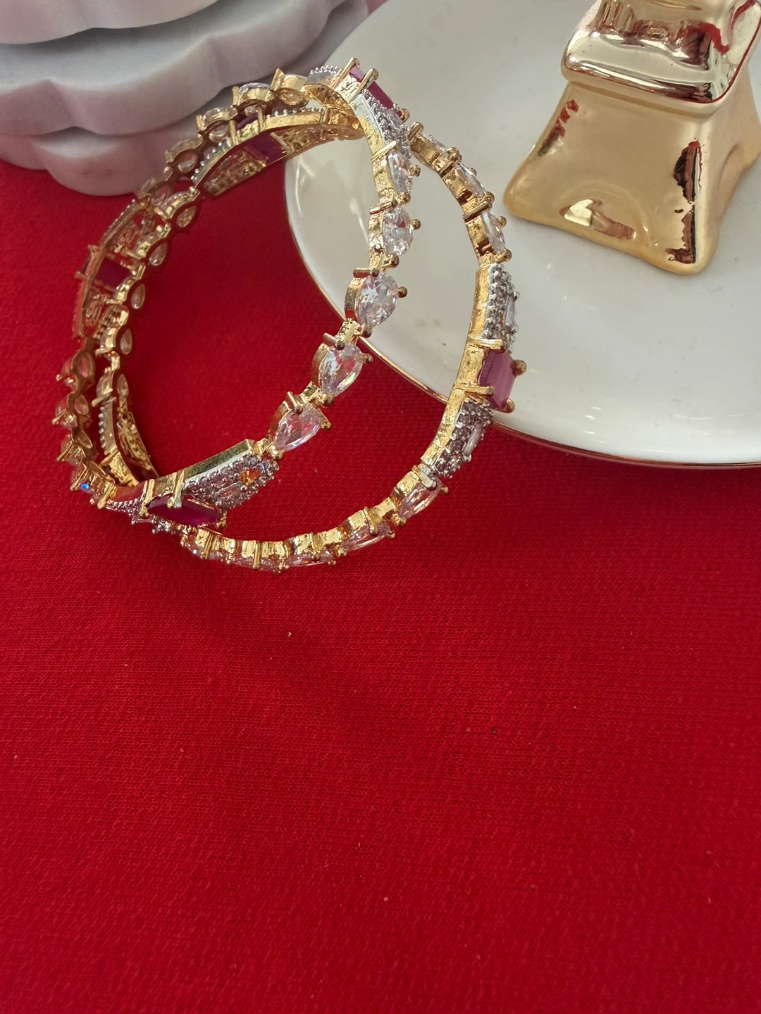 Set of 4 Bejeweled Bangles