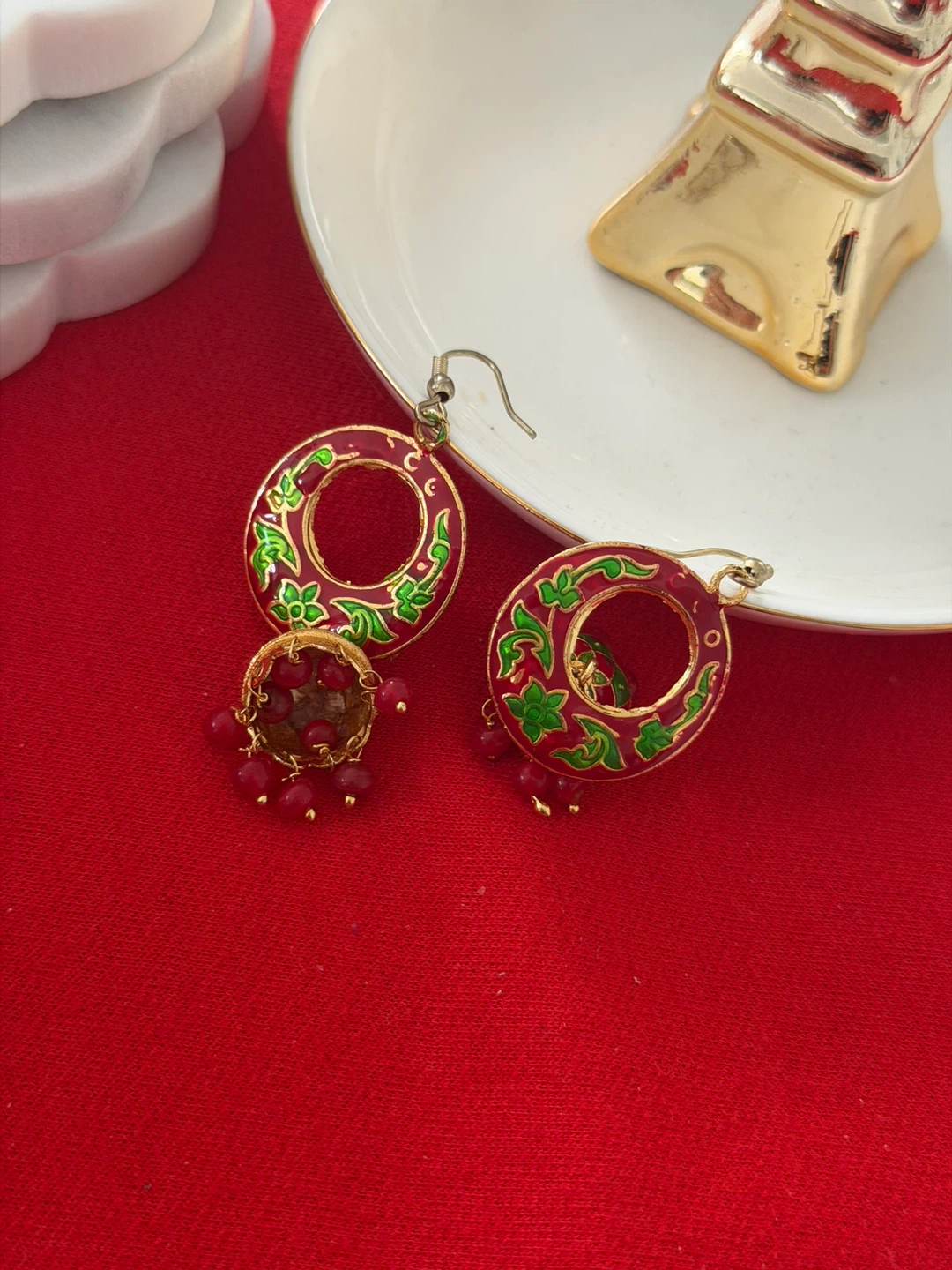 Assorted Jhumka Earrings - Various Styles