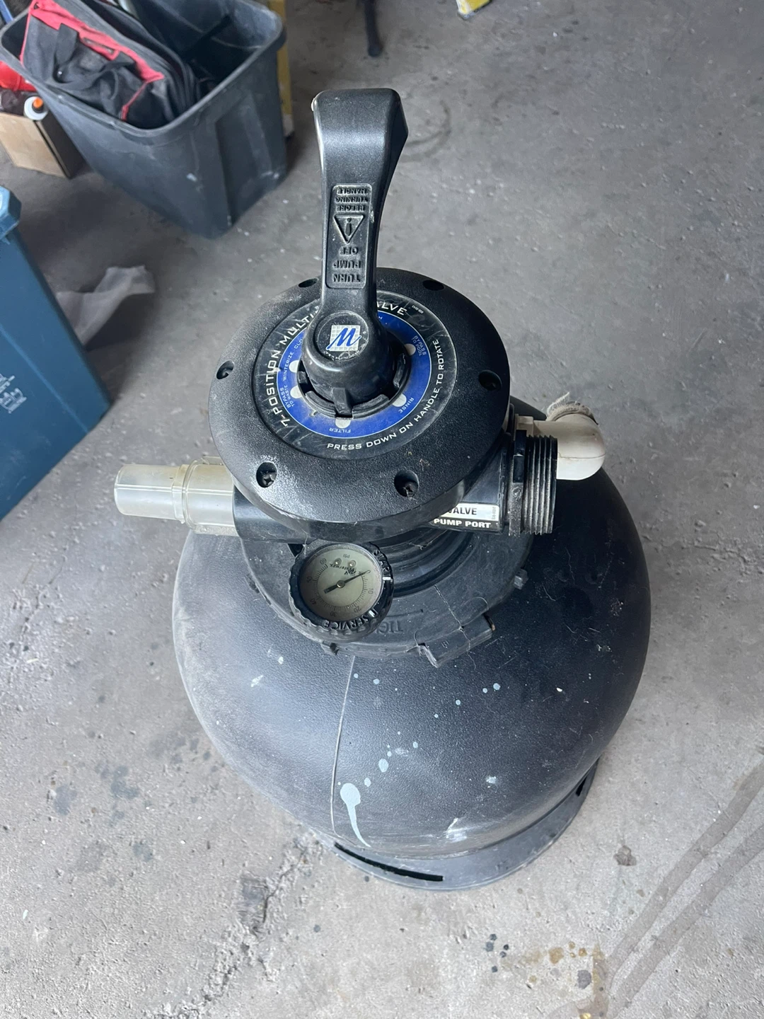 Waterway 7-Position Multiport Valve Pool Filter - photo 4