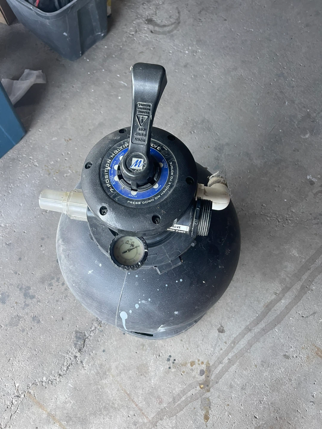 Waterway 7-Position Multiport Valve Pool Filter - photo 2