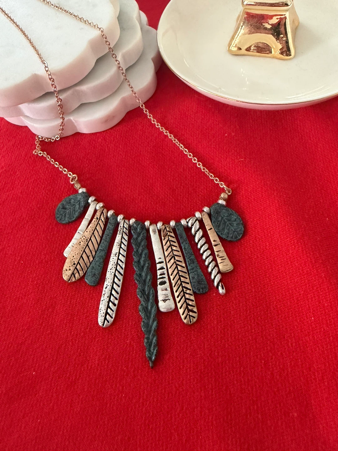 Assorted Beaded and Metal Necklaces - photo 5