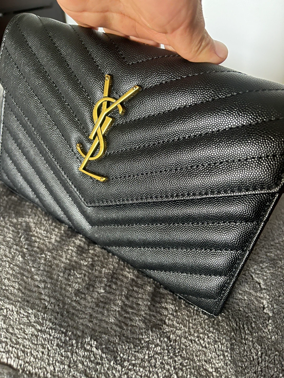 Saint Laurent Black leather purse with Chain crossbody - photo 3