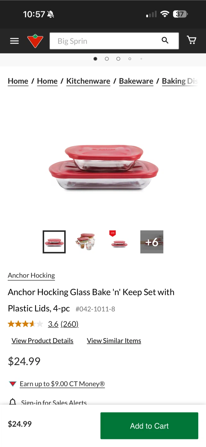 Anchor Hocking Glass Bake 'n Keep Set - photo 3