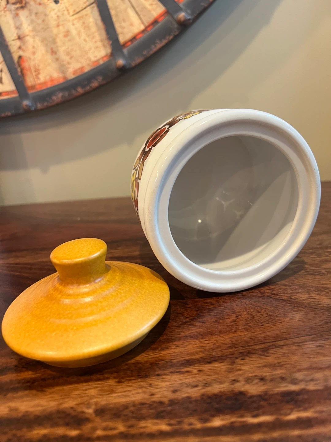 Vintage Myott Festival Sugar Bowl with Lid - photo 3