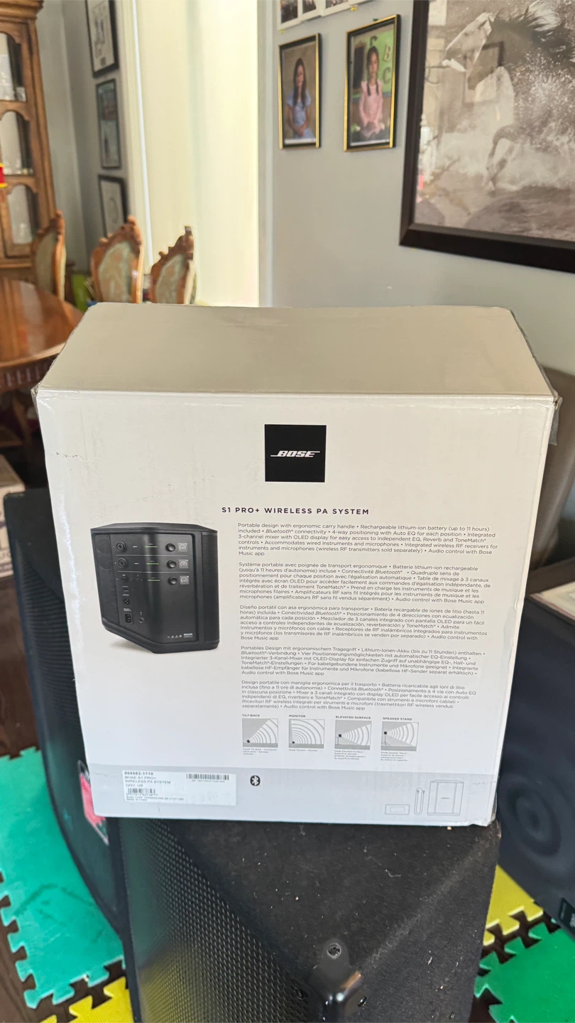 1 Bose S1 Pro+ Wireless PA System speaker