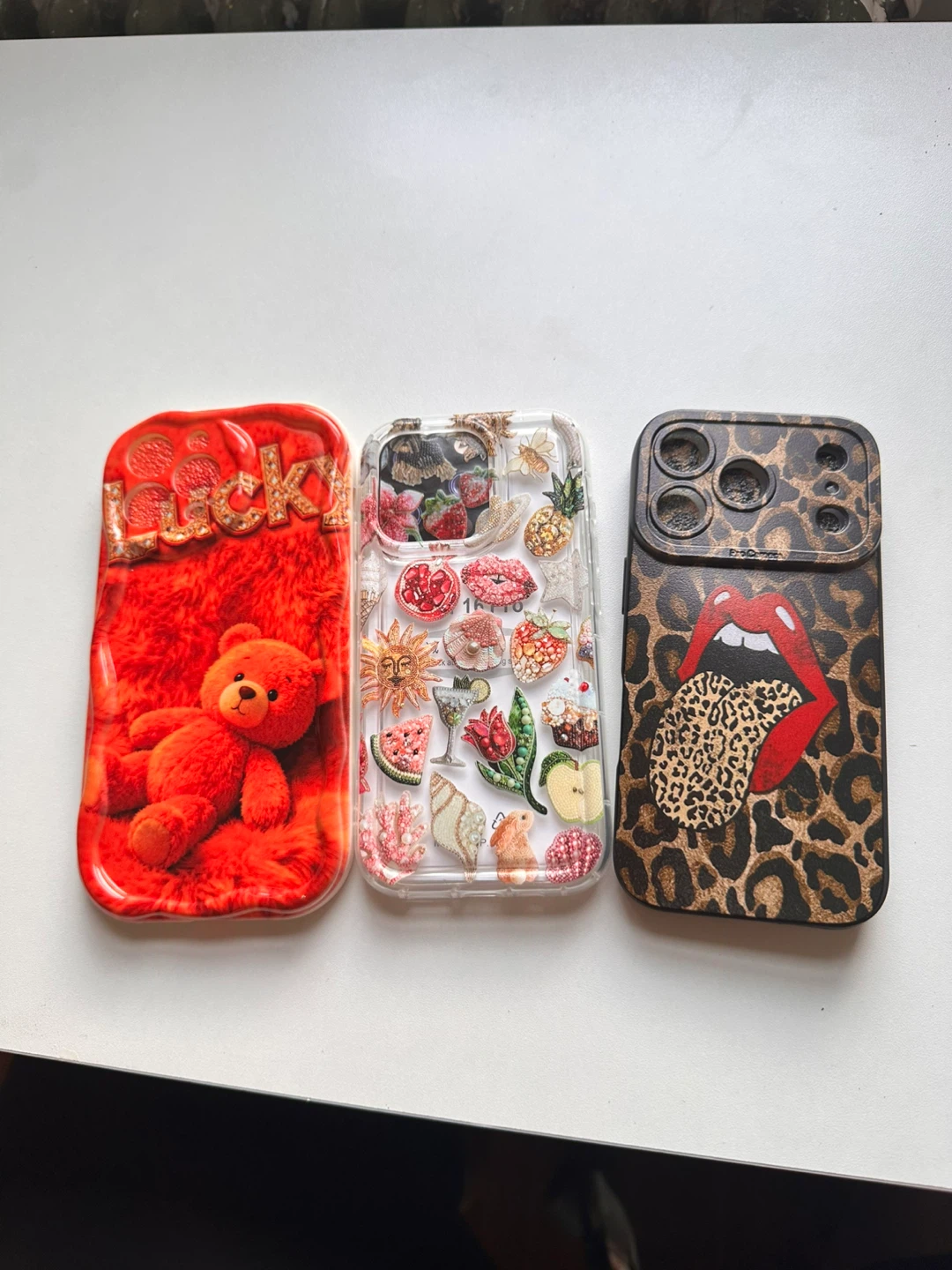 Set of 3 Decorative iPhone Cases