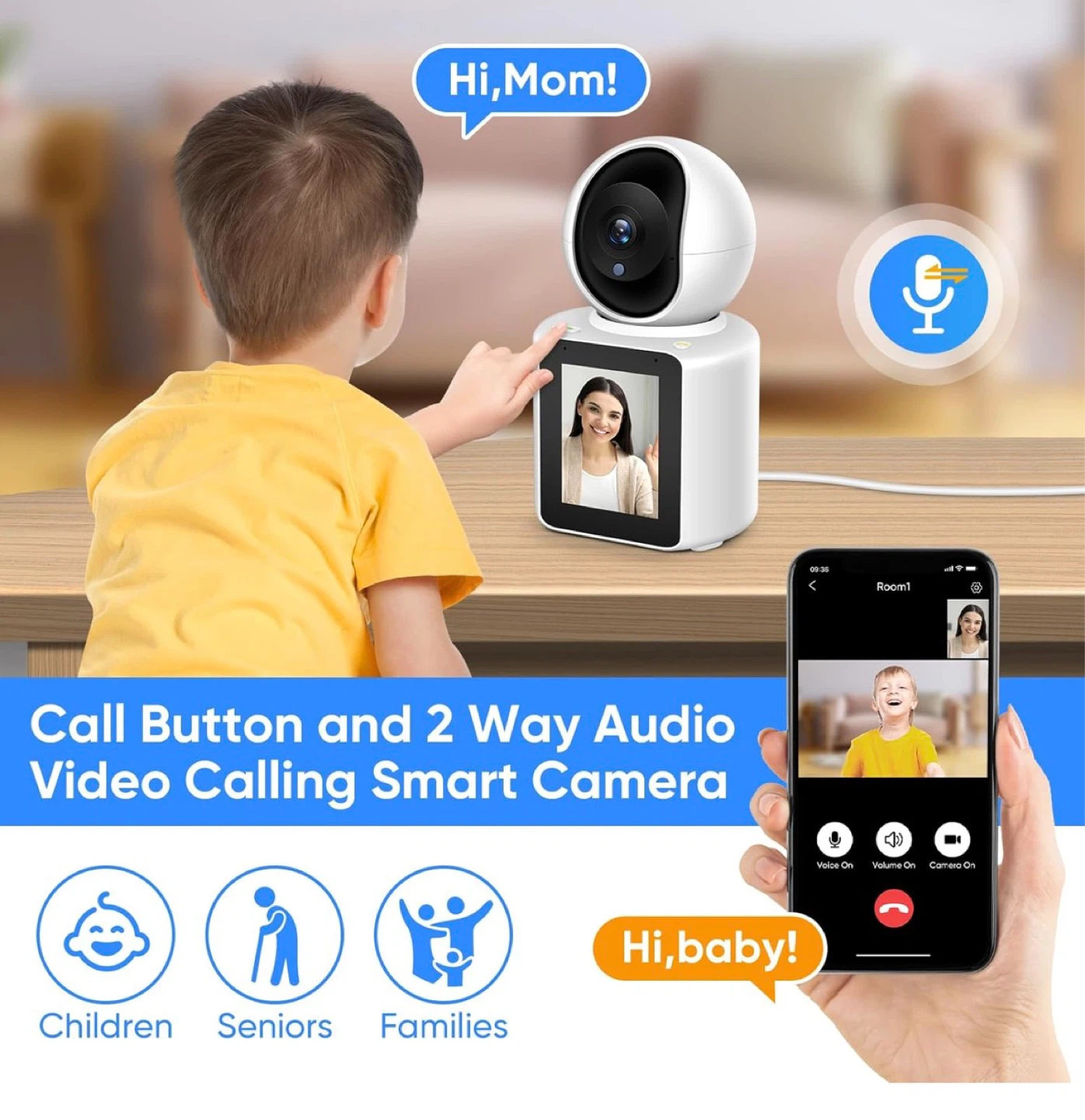 Smart Sharing Video Calling Camera with 2.8-inch Screen - photo 4