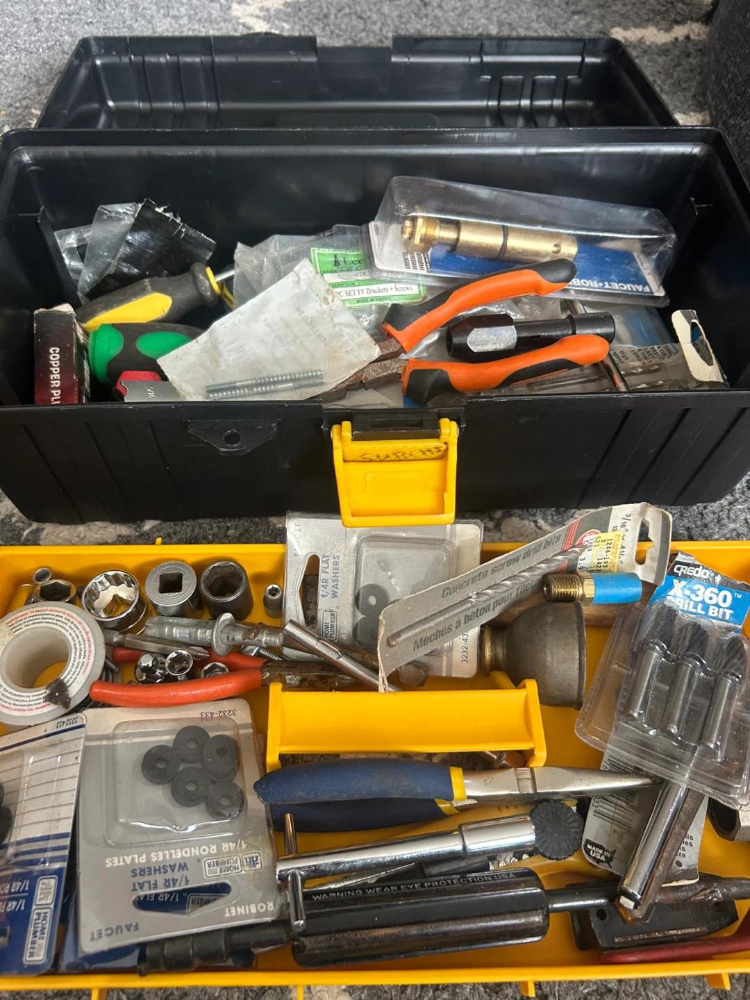 Rimax Toolbox with Assorted Hardware and Tools - photo 2