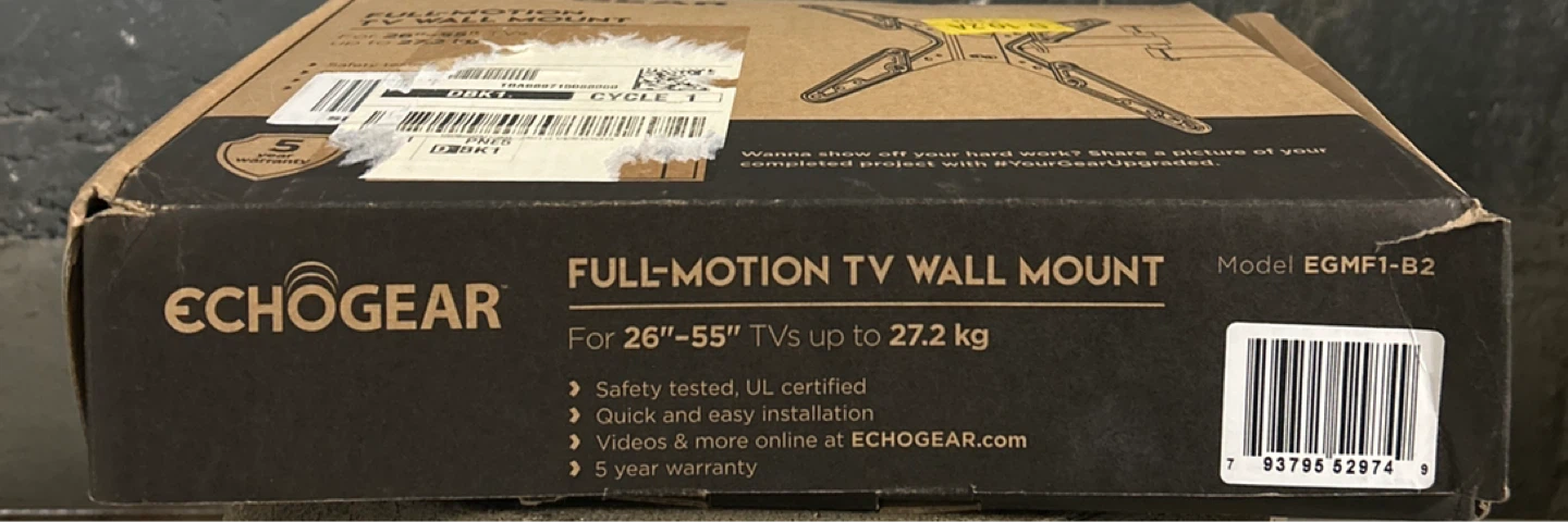 Echogear Full-Motion TV Wall Mount EGMF1-B2 for 26"-55" TVs - photo 3