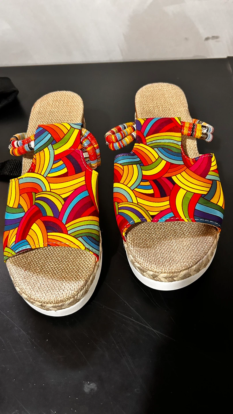 Women's Colorful Wedge Sandals