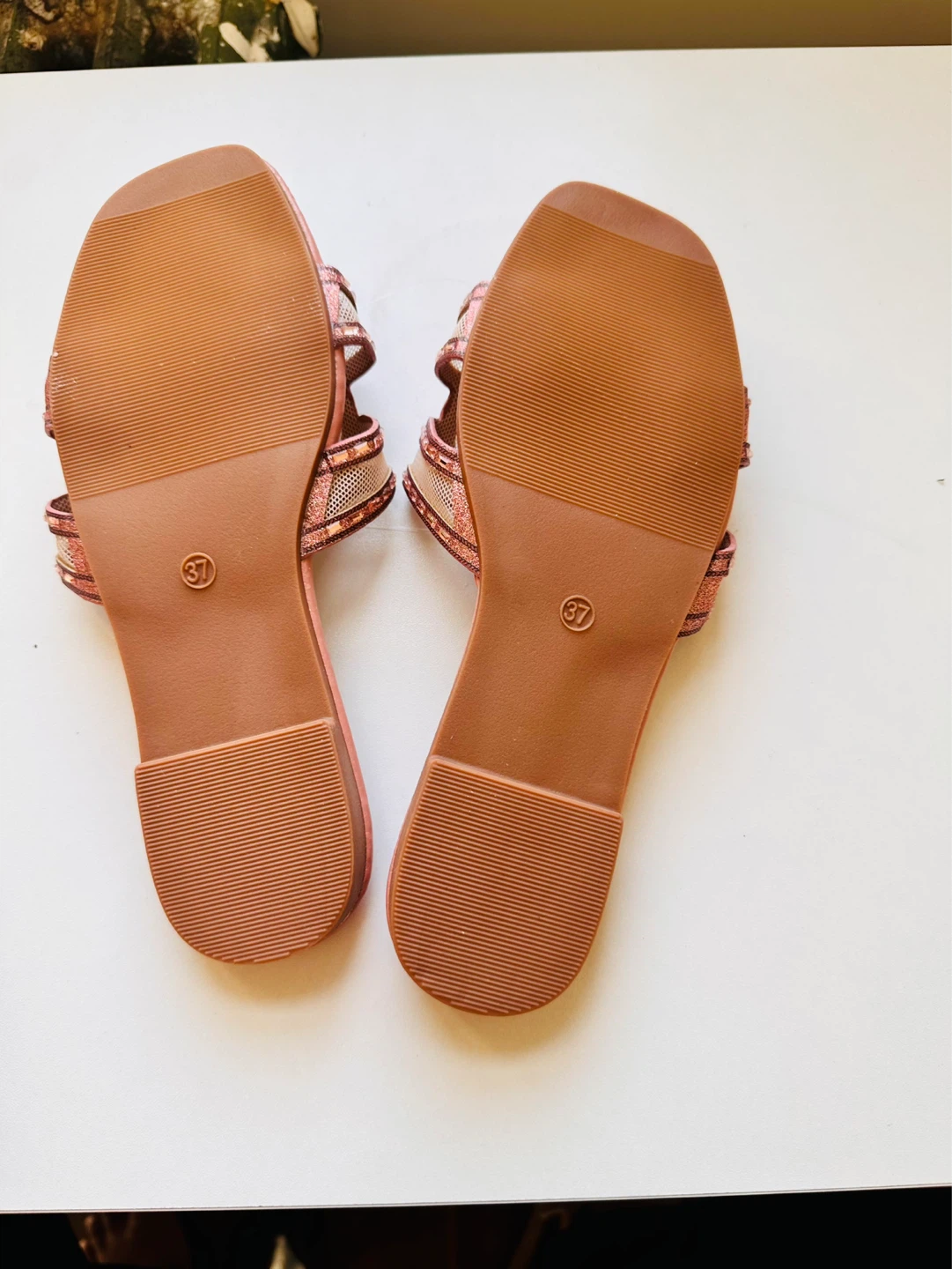 Women's Embellished Slide Sandals Size 37 - photo 2