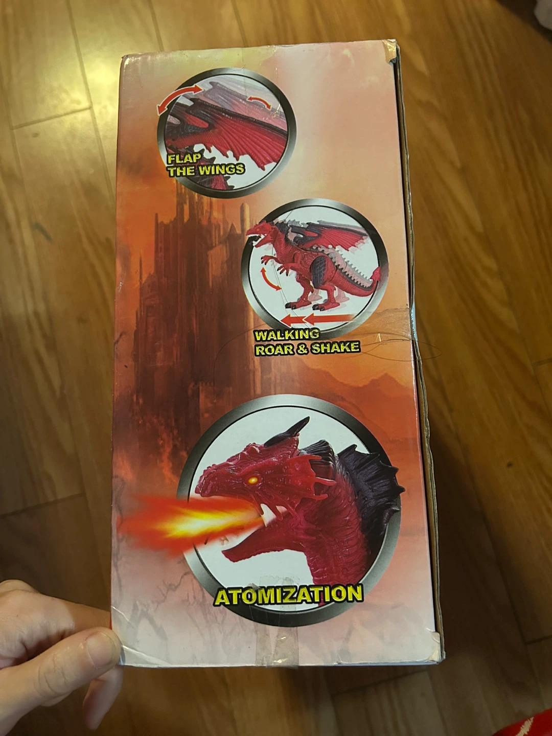 Brand New Spray Dragon Infra-Red Control Walking Dinosaur Toy - photo 3