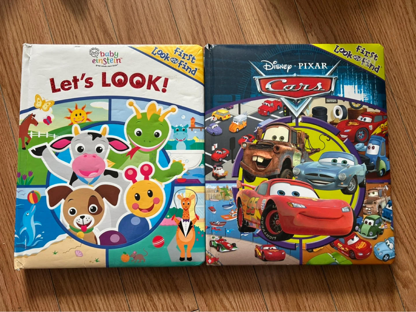 Baby Einstein and Disney Pixar Cars Look and Find Books