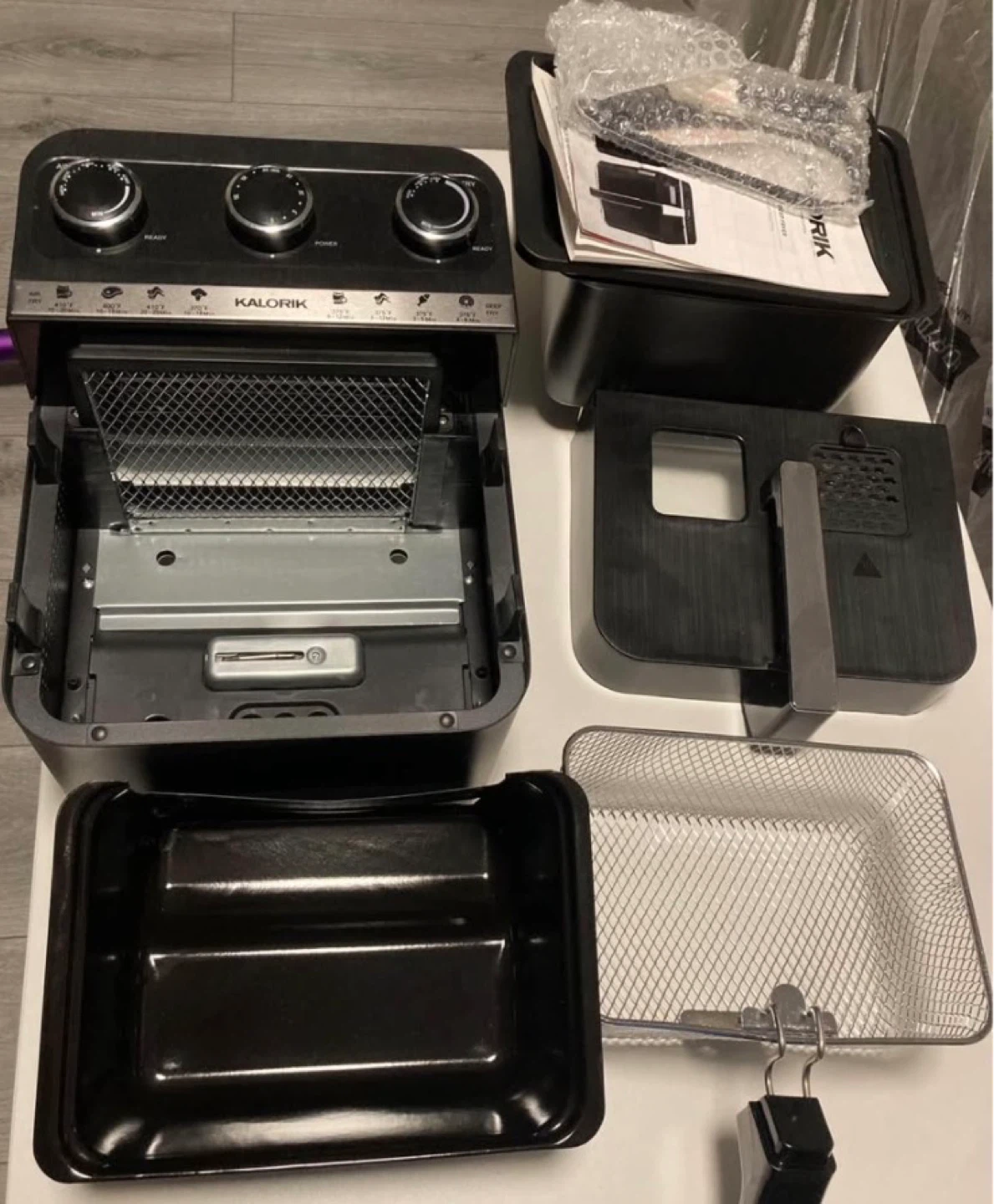 Kalorik 2 in 1 Air Fryer Deep Fryer - photo 2