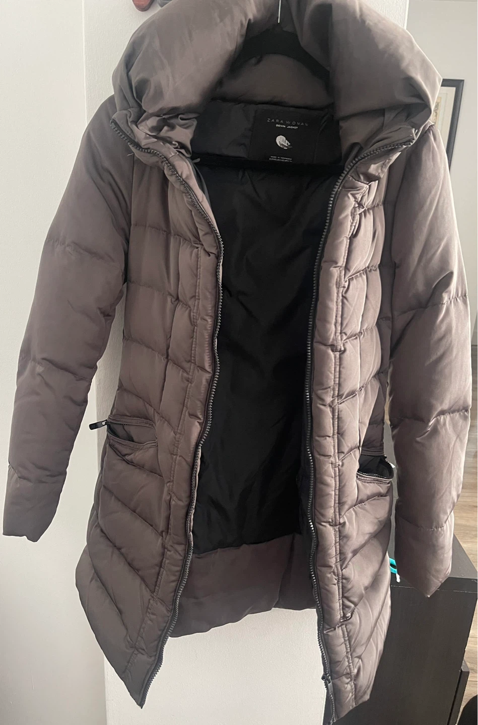 Zara Woman Down Puffer Jacket