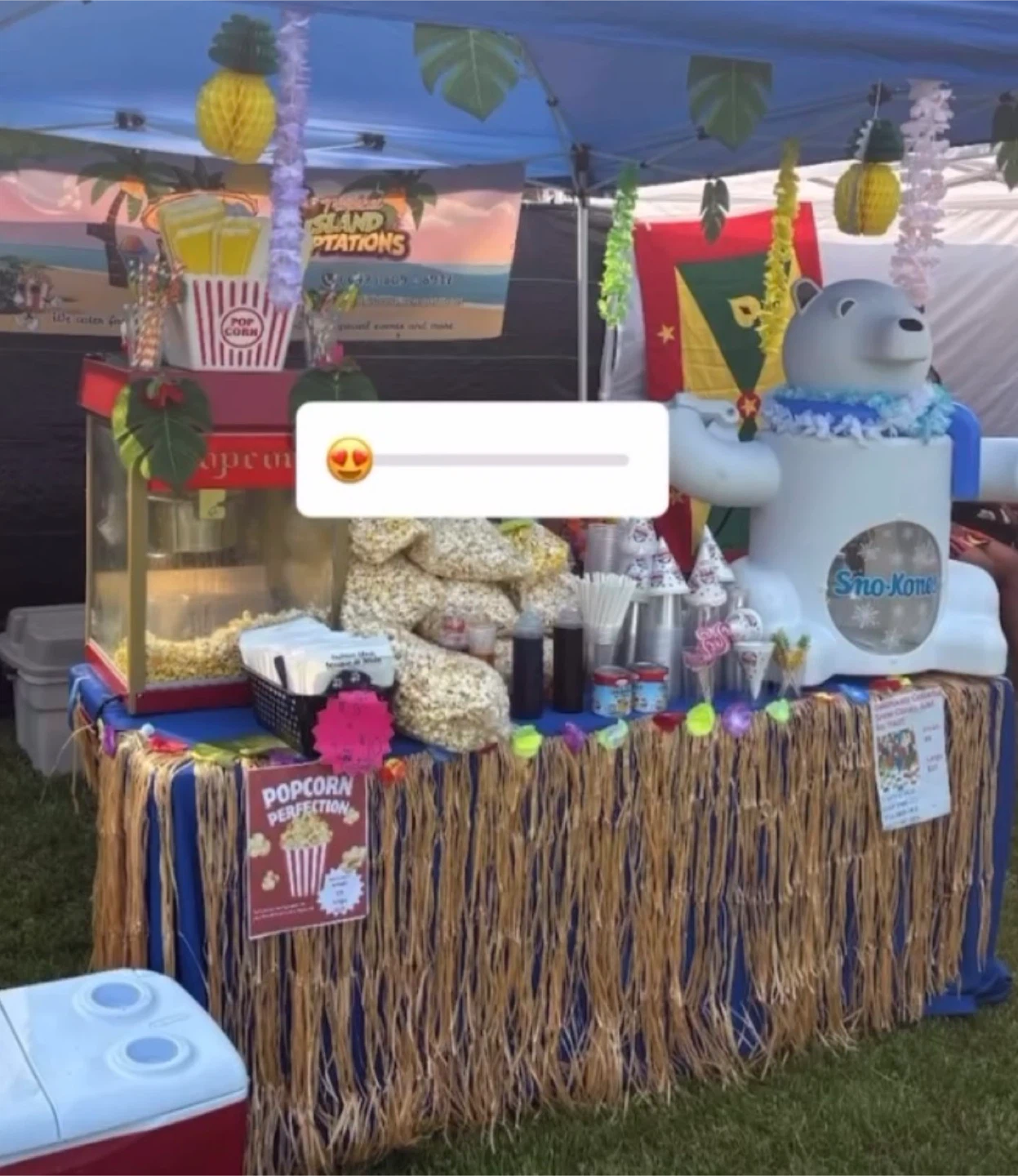 Cotton candy popcorn & Sno-Kone Machine with Syrups! - photo 2