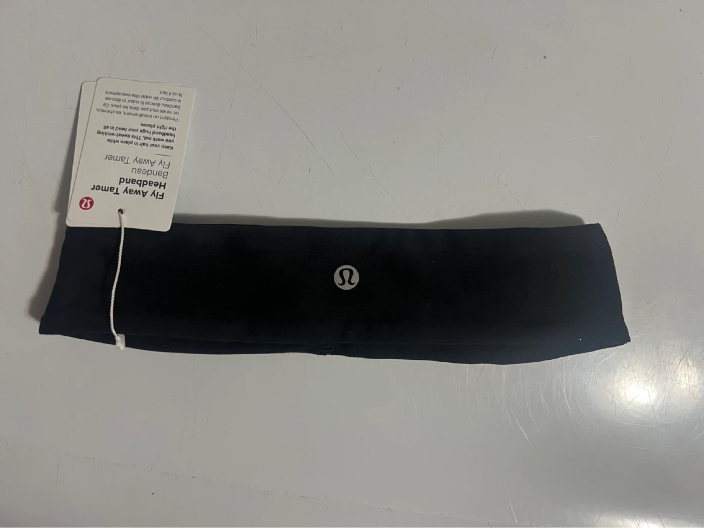 Lululemon Fly Away Tamer Headband Black