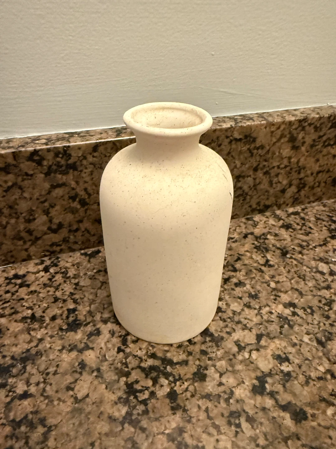 Cream Speckled Ceramic Bud Vases Set of 3 - photo 4